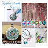 Unicraftale DIY Flat Round Pendant Making Kit DIY-UN0004-84-6