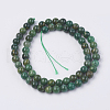 Natural African Jade Beads Strands G-F560-6mm-B01-2