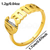 Adjustable Stainless Steel Constellations Cuff Ring for Couples TY6304-8-1