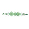 Electroplate Glass Beaded Braided Bead Bracelets BJEW-MZ00183-04-2
