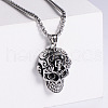 Punk Style 316L Surgical Stainless Steel Pendant Necklace for Men FS-WG50E14-01-1