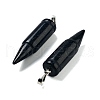 Synthetic Blue Goldstone Pointed Pendants G-A231-03C-2