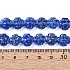 Luminous Handmade Gold Foil Glass Beads Strands FOIL-N029-01H-5