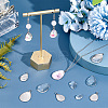   DIY Blank Teardrop Pendant Making Kit DIY-PH0020-87-5