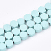 Spray Painted Non-magnetic Synthetic Hematite Beads Strands G-T116-03A-08-1