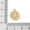 Brass Micro Pave Clear Cubic Zirconia Pendants KK-Q813-06B-G-3