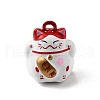 Spray Painted Alloy Bell Pendants FIND-U030-15B-01-1