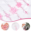 SOFPLATE 15Pcs 3 Styles Christmas Acrylic Snowflake Pendant Decorations HJEW-SP0001-04B-6