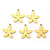 PVD Vacuum Plating 304 Stainless Steel Pendants X-STAS-N092-78G-1