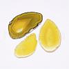 Natural Agate Slices Big Pendants G-E022-6-1