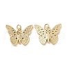 Brass Cubic Zirconia Pendants KK-G453-24G-1