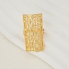 Elegant and Luxurious European Style Brass Cuff Rings for Women QT0315-2-1
