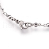 Tarnish Resistant 304 Stainless Steel Link Bracelets BJEW-G596-05P-3