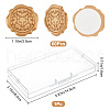 CRASPIRE 60Pcs Adhesive Wax Seal Stickers DIY-CP0006-30-20-2