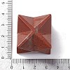 Natural Red Jasper Sculpture Healing Crystal Merkaba Star Ornament G-C110-08D-3