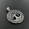 Tree of Life Hollow Tree of Life Pendant Stainless Steel Punk Necklace Jewelry HL3986-3