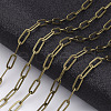 Brass Paperclip Chains X-CHC-S008-001B-AB-3