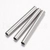 Tarnish Resistant 304 Stainless Steel Tube Beads STAS-P100-06P-1