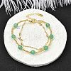 Natural Gemstone Bracelets BJEW-D330-01G-2