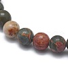 Natural Polychrome Jasper/Picasso Stone/Picasso Jasper Bead Stretch Bracelets BJEW-K212-A-001-2