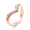 304 Stainless Steel Finger Ring for Women RJEW-C086-12-RG-1