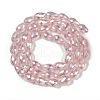 Transparent Electroplate Glass Beads Strands EGLA-N013-T10mm-B18-2
