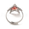304 Stainless Steel Open Cuff Ring RJEW-C083-19P-3