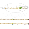 Glass Pearl & Flower Beaded Chains CHC-CJ0001-69-2