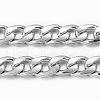 304 Stainless Steel Cuban Link Chains CHS-H009-14P-1