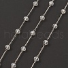 Glass Round Beaded Chains CHS-B003-04A-1