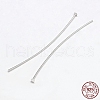 925 Sterling Silver Flat Head Pins STER-F018-01B-7