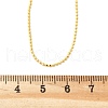 Brass Ball Chain Necklaces MAK-L009-06G-4