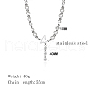 Star Pendant Necklace with Imitation Pearl TK4545-5