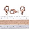 Red Copper Brass Lobster Claw Clasps X-KK-903-R-NF-5