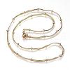 304 Stainless Steel Herringbone Chain Necklaces NJEW-D285-28-1