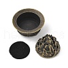 Alloy Incense Burner DJEW-D300-01C-AB-2
