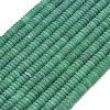 Frosted Natural Green Aventurine Beads Strands G-K389-C31-01A-2