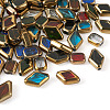 Kissitty 112Pcs 14 Style Electroplate Glass Beads Strands EGLA-KS0001-01-14