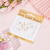 Beebeecraft 10Pcs Brass Micro Pave Clear Cubic Zirconia Pendants KK-BBC0016-09-6