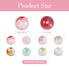 Cheriswelry 120Pcs 8 Colors Transparent Glass Beads GLAA-CW0001-05-5