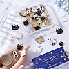 SUNNYCLUE 54Pcs 9 Styles Rack Plating Alloy Enamel Pendants ENAM-SC0004-35-3