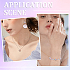 SUNNYCLUE 300Pcs Eco-Friendly Transparent Acrylic Beads OACR-SC0001-68C-5