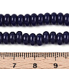 Opaque Spray Painted Glass Beads GLAA-ZX008-6mm-18P-4