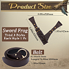 Medieval Retro Sword Holster AJEW-WH20006-75B-2