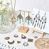 SUNNYCLUE 60Pcs 15 Style Tibetan Style Alloy Chandelier Components Links TIBE-SC0001-73-5