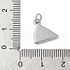 304 Stainless Steel Charms STAS-M120-02B-P-3