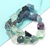 Raw Rough Natural Fluorite Beads Strands G-P528-B03-02-2