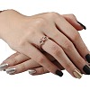 Heart & Infinity Alloy with Crystal Rhinestone Finger Rings for Women FS-WG07318-11-3