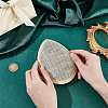 Linen Mini Hat Fascinator Base AJEW-WH0567-25A-3