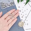 Unicraftale 304 Stainless Steel Corrugated Beads STAS-UN0014-60P-2